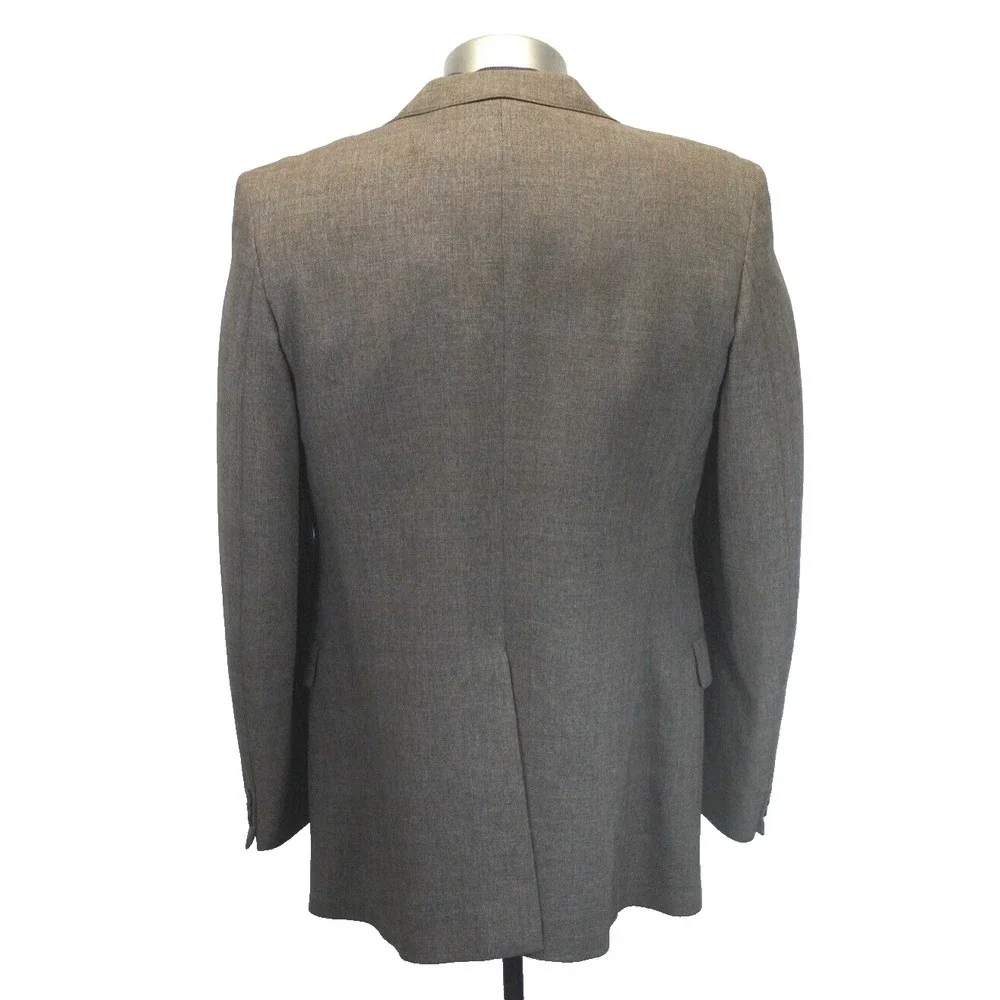 vintage 80s mens brown Levis knit blazer jacket sport suit coat‎ retro 42 L
